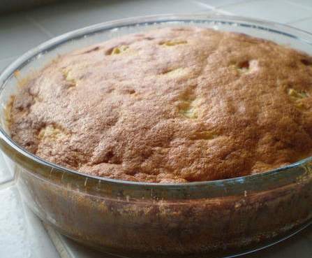 gâteau aux pommes sans matieres grasses