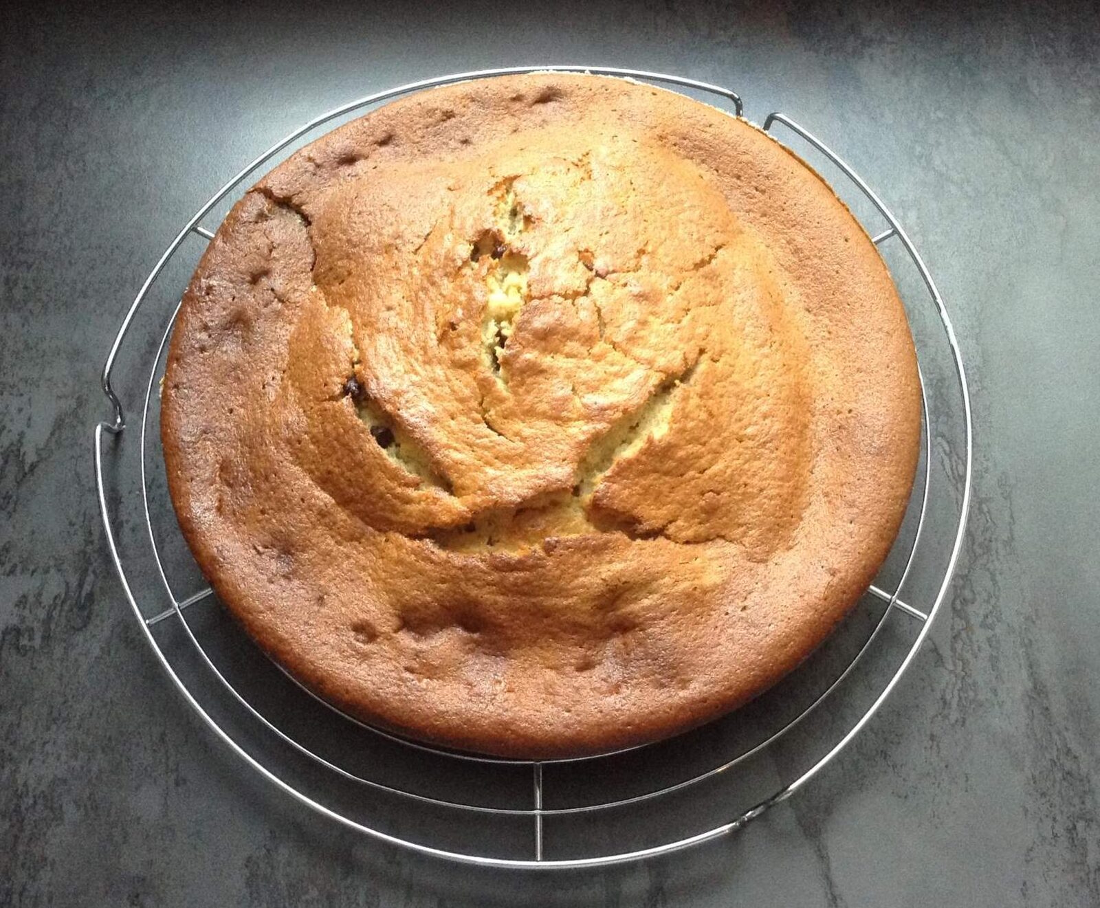 Gâteau bananes pépites de chocolat