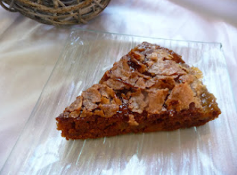 Gâteau caramélisé aux pommes (double cuisson)