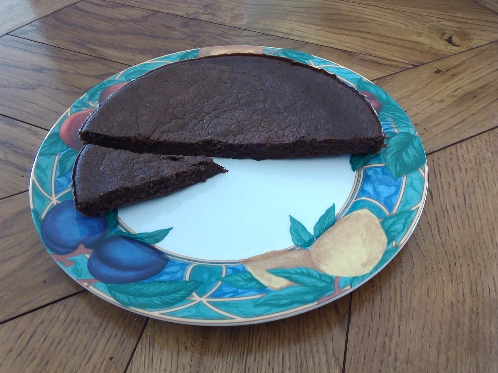 Gâteau chocolat compote de pommes