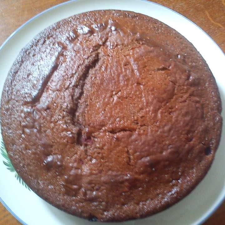 Gâteau chocolat fromage blanc et framboises