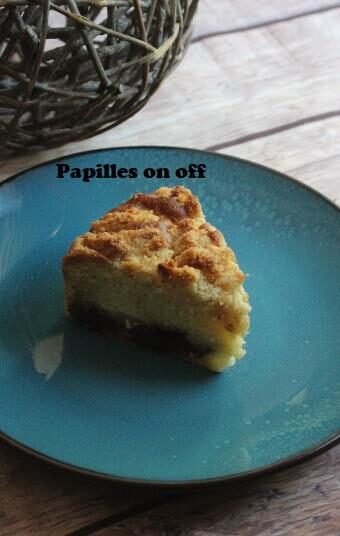 Gâteau crumble aux poires et chocolat