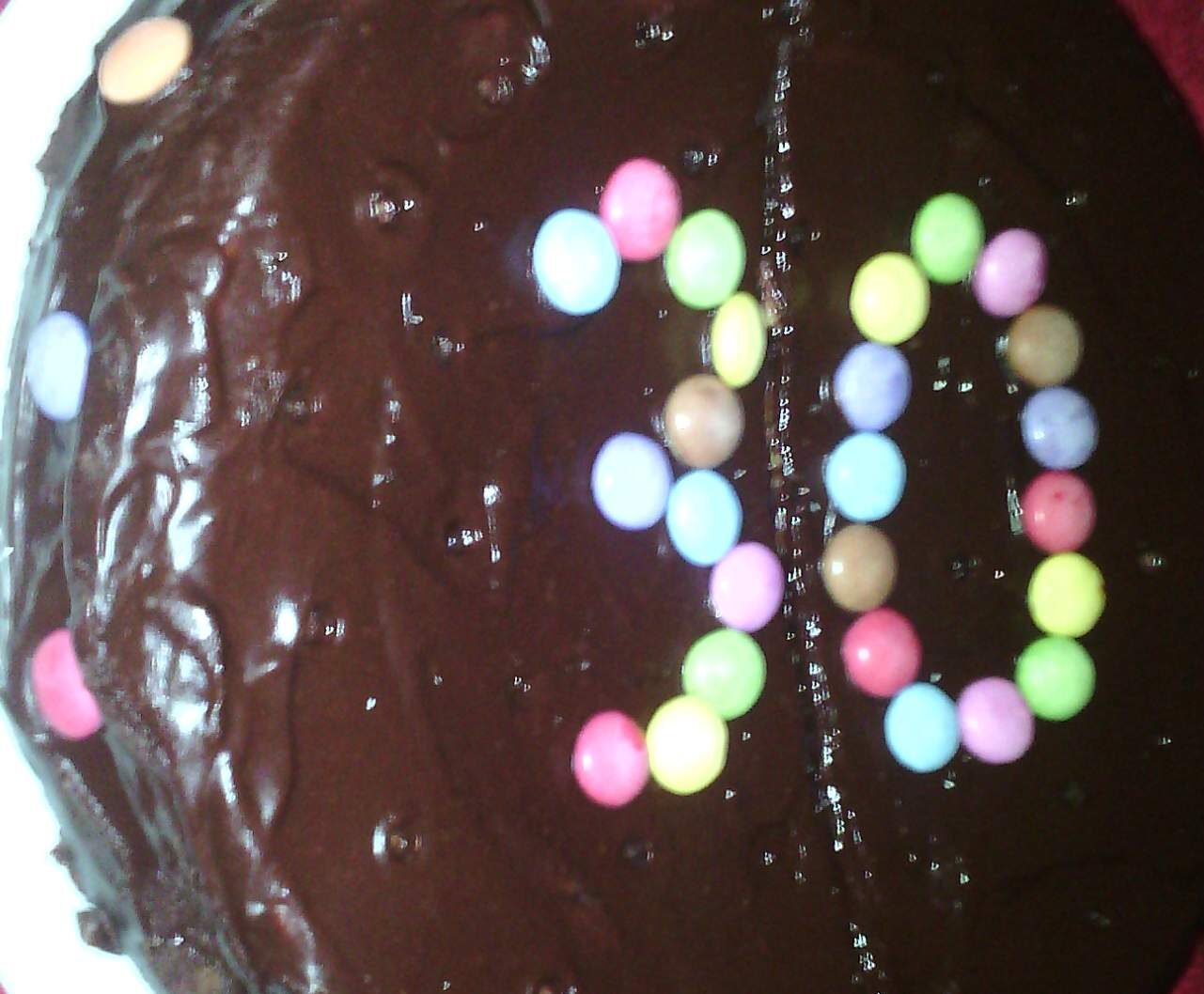 gâteau d'anniversaire damier