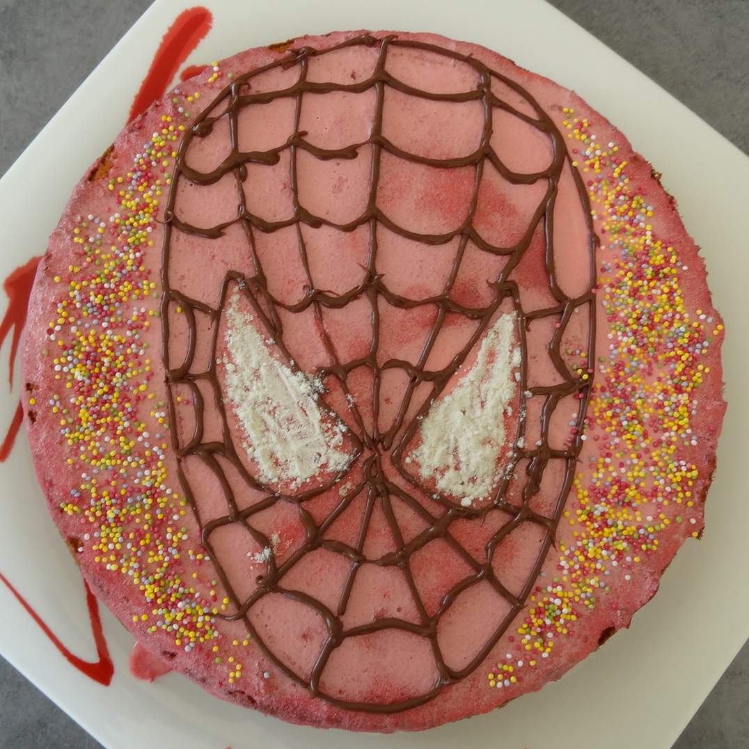 Gâteau d'anniversaire Spiderman