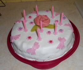 Gâteau d'anniversaire type Napolitain