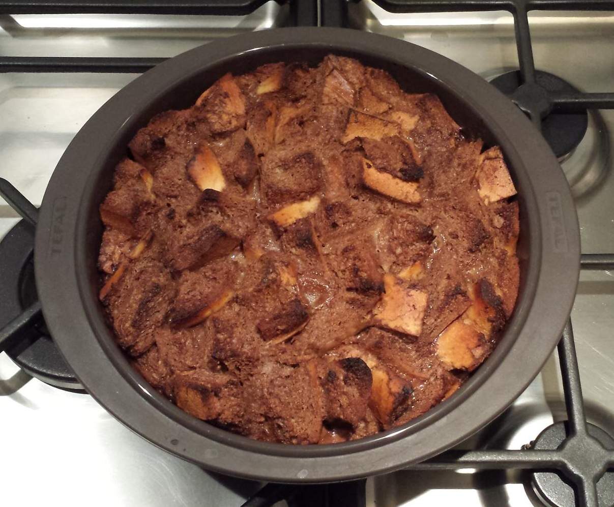 Gâteau de pain perdu au chocolat