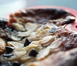 Gâteau façon frangipane poires/chocolat (Sans gluten)