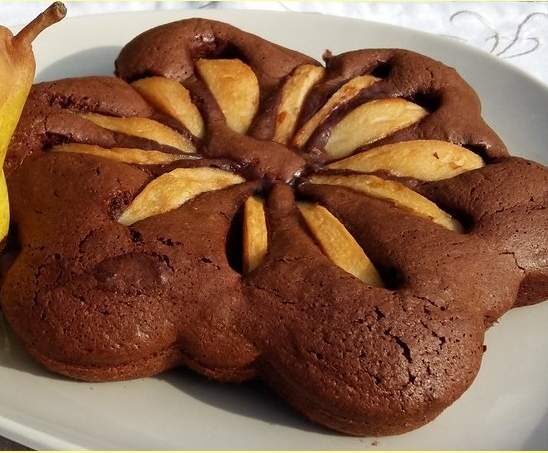 Gâteau poires et chocolat