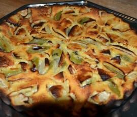 Gateau pomme kiwi