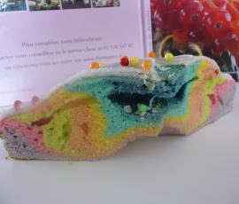 Gateau rainbow