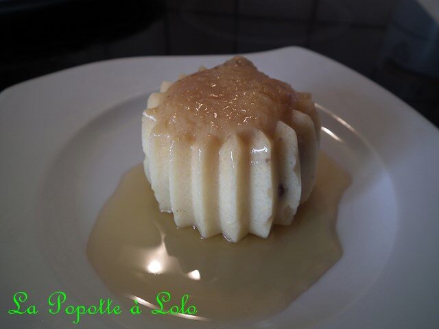 Gâteaux de riz aux raisins et caramel