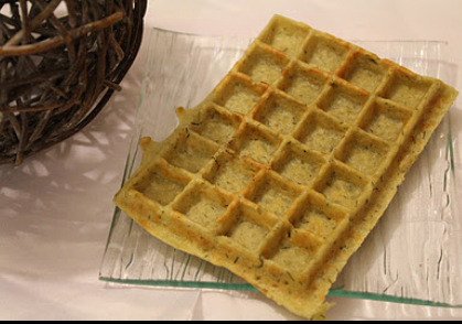 Gaufres de pommes de terre à l'aneth