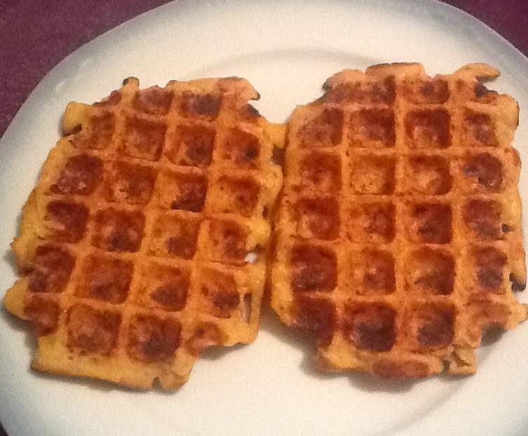 Gaufres de pommes de terre chorizo