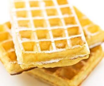 Gaufres légères et croustillantes.