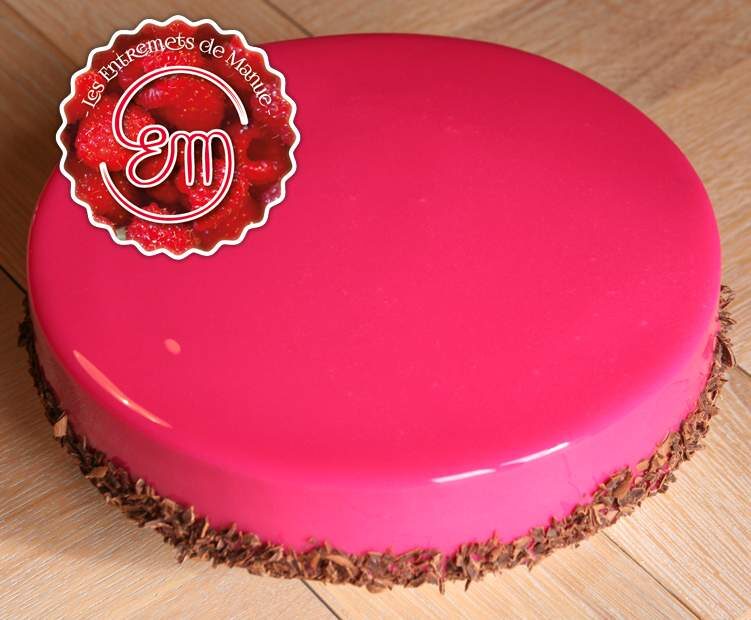 Glaçage miroir rouge