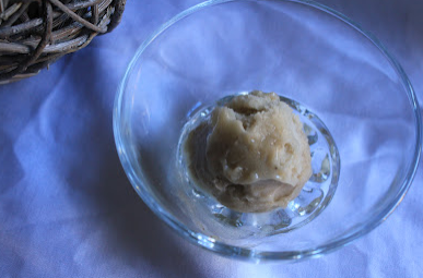 Glace à la banane pure