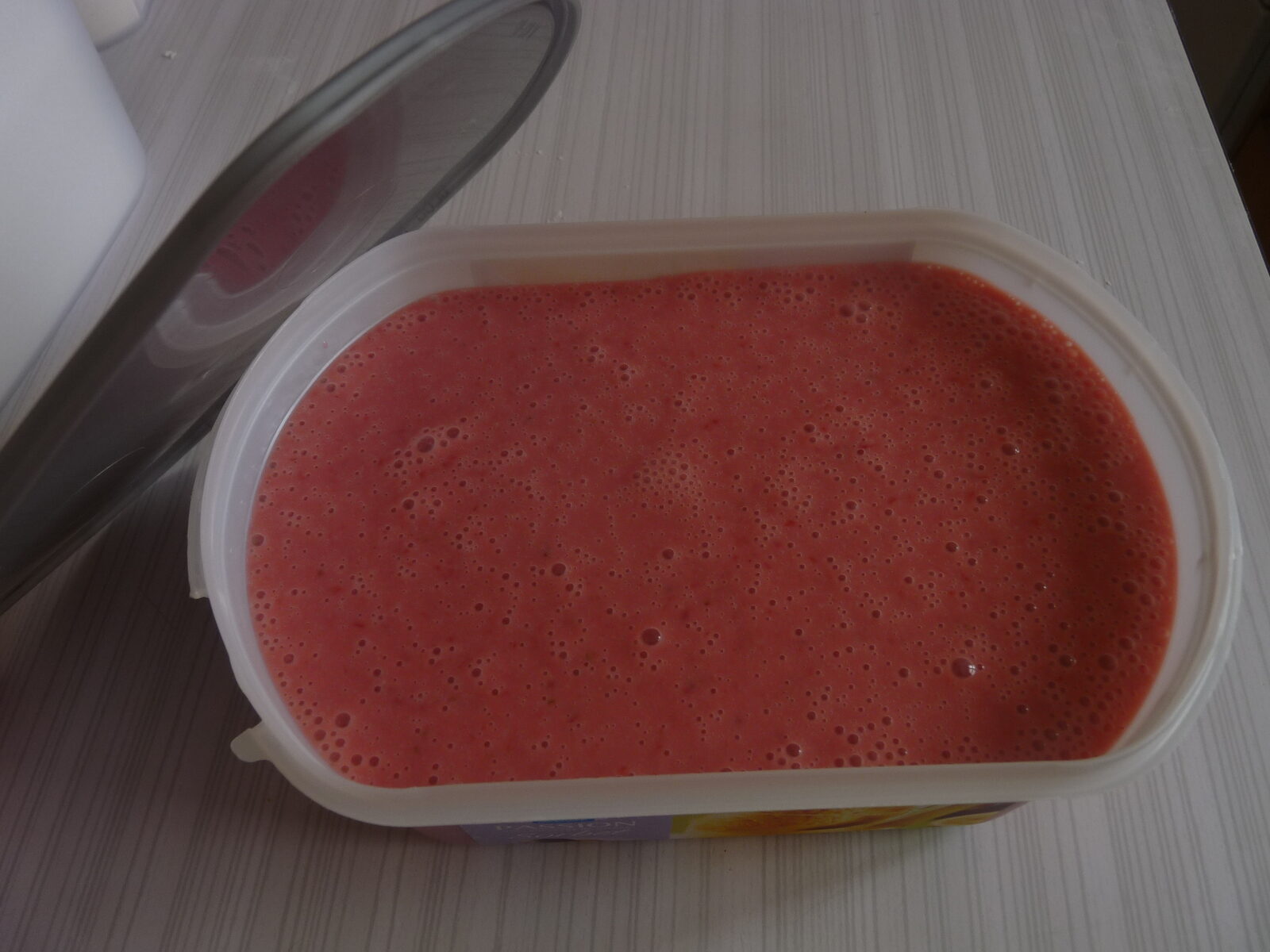 Glace a la fraise
