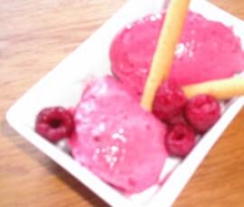 Glace à la Framboise