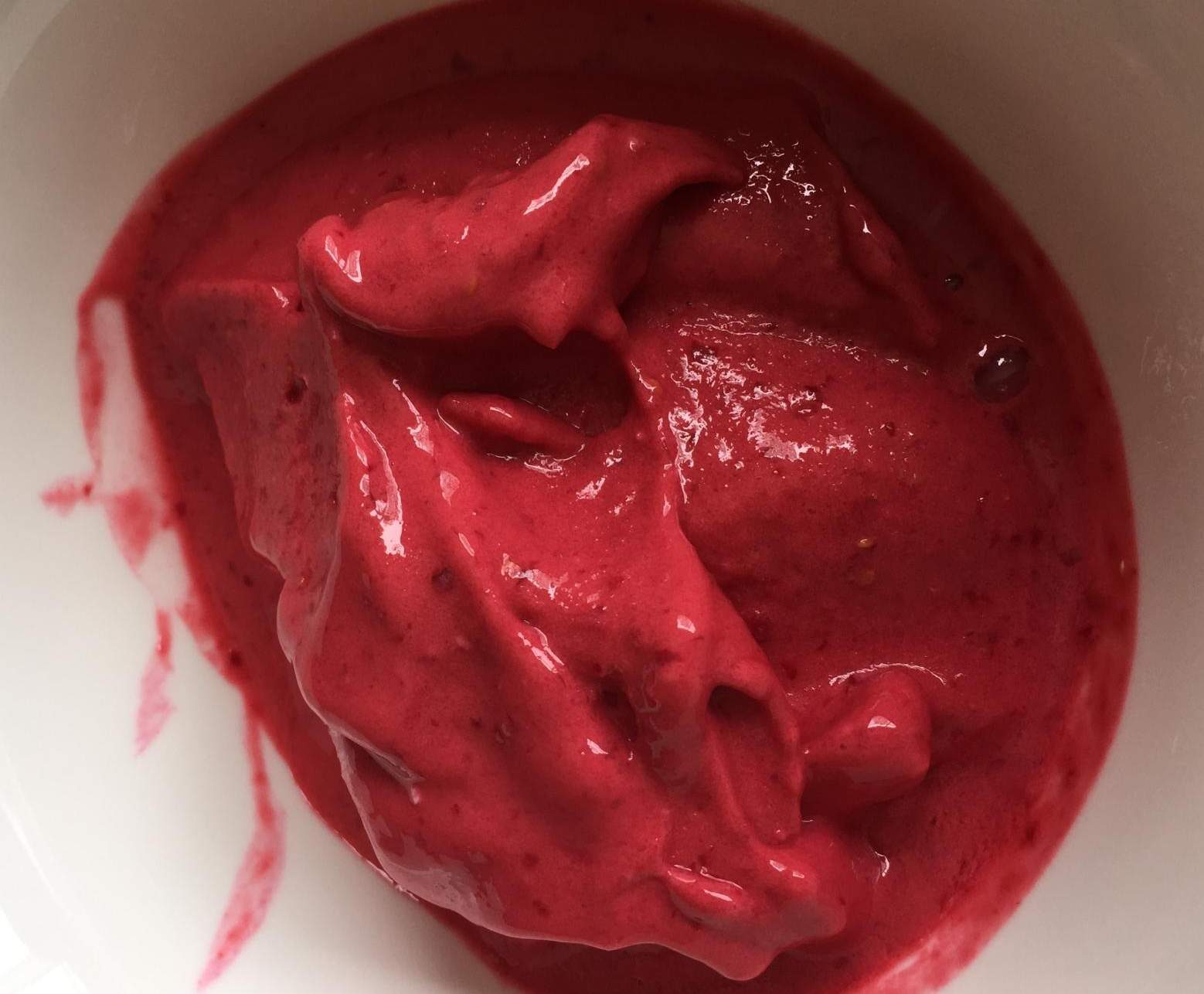 Glace aux fruits light