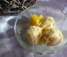 Glace rhum coco ananas