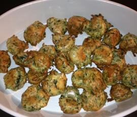 Gougère jambon épinard