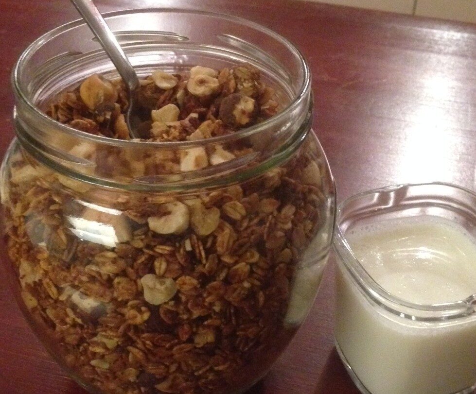 Granola chocolat blanc et noix