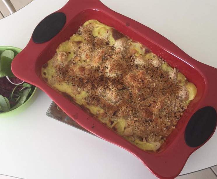 Gratin chou fleur noisette