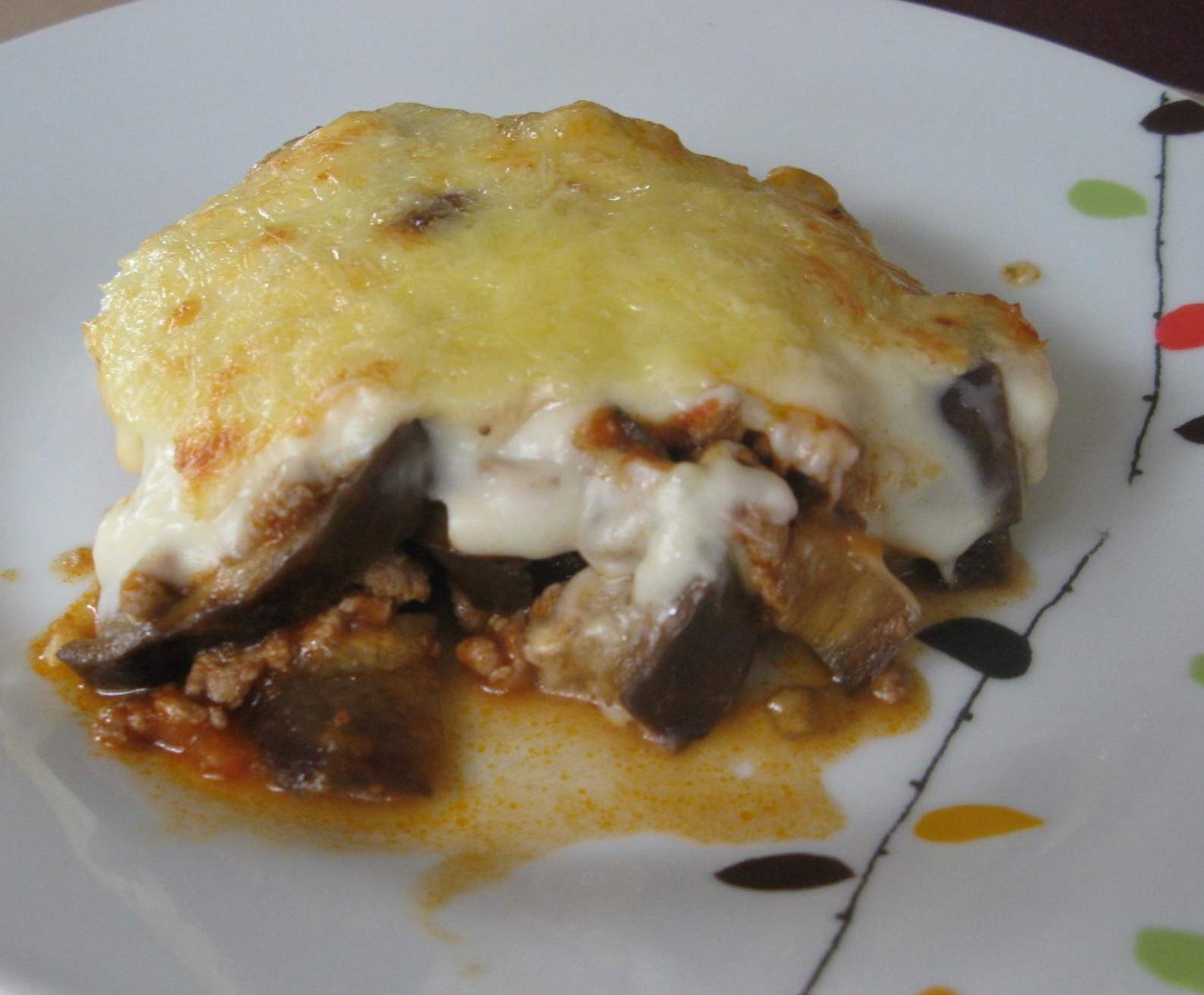 gratin d'aubergine façon moussaka