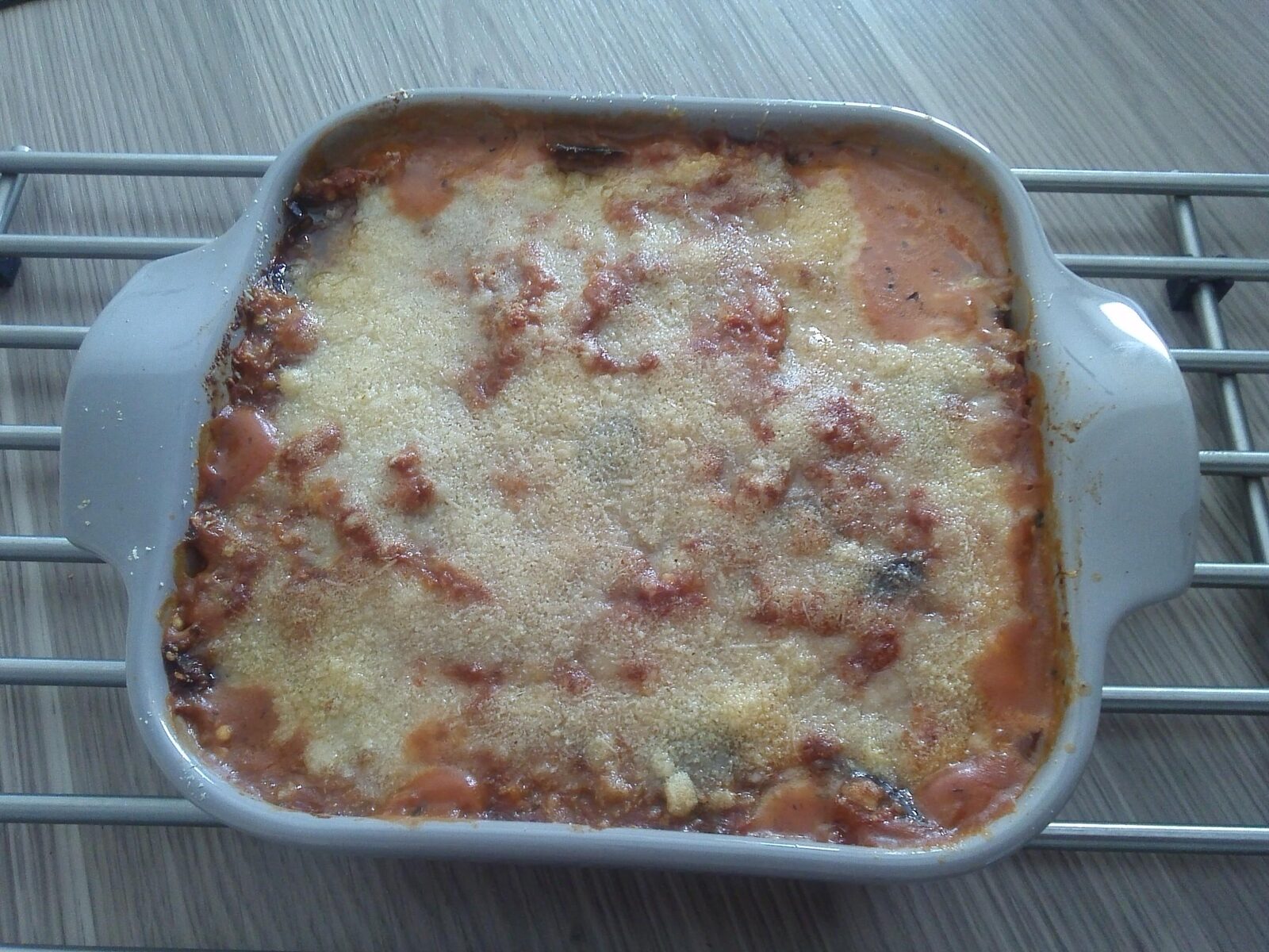 Gratin d'aubergines aux herbes