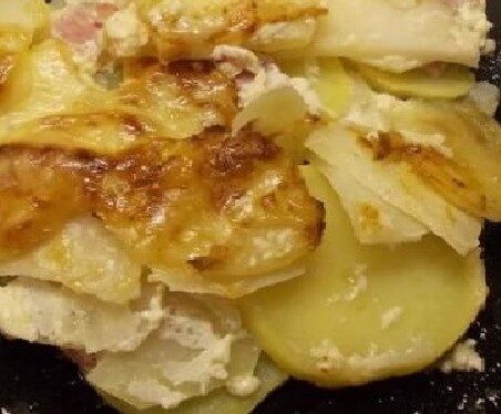 Gratin de chou rave et sa sauce basilic