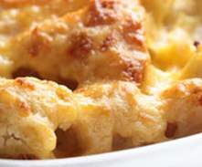 Gratin de choux fleur, a la bechamel alternative.