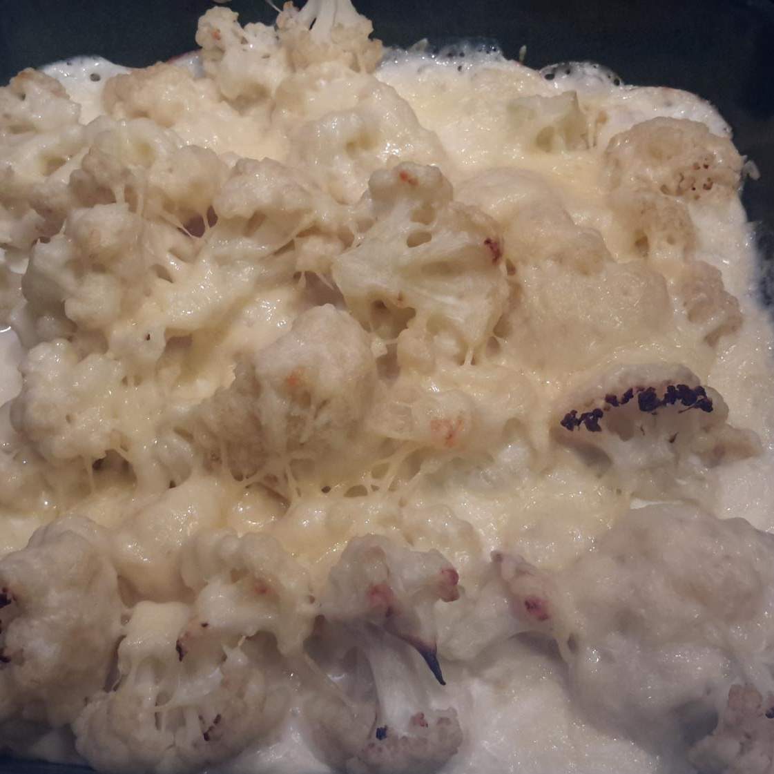 Gratin de choux fleur à la sauce béchamel diététique