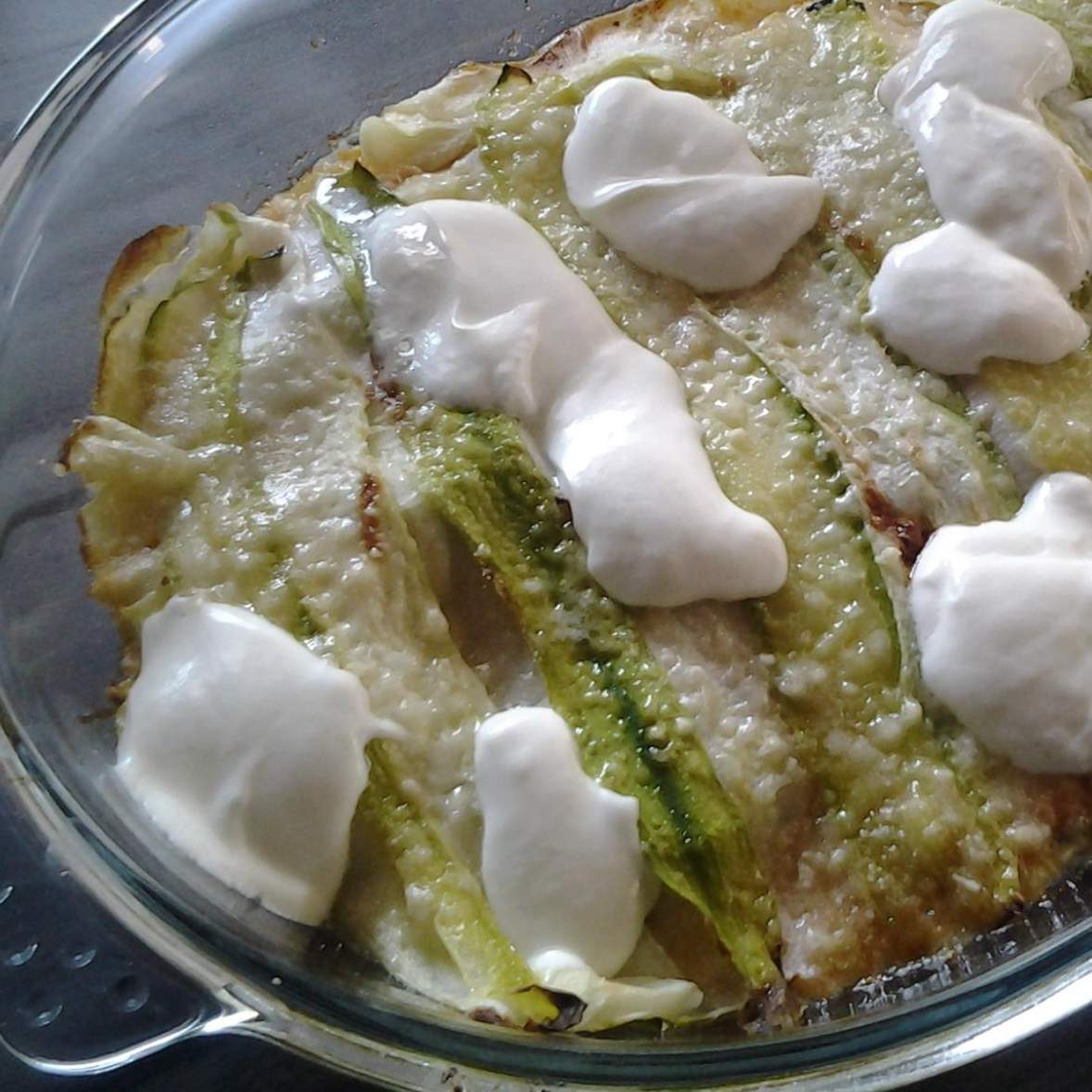 Gratin de courgettes (variante)