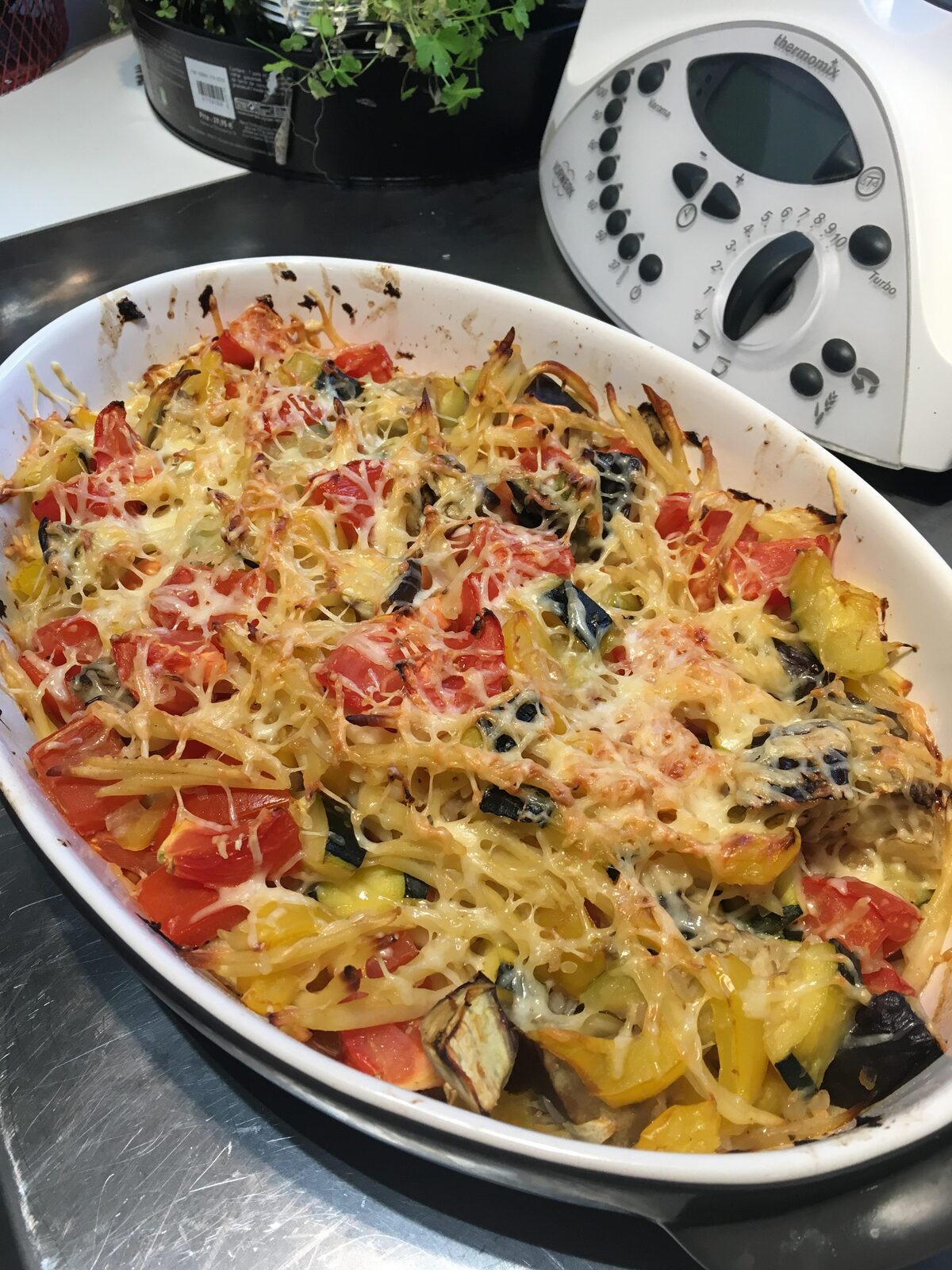 Gratin de légumes à l'emmental