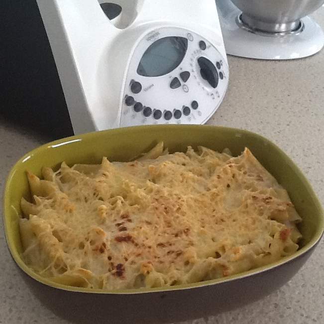 Gratin de pennes au bacon