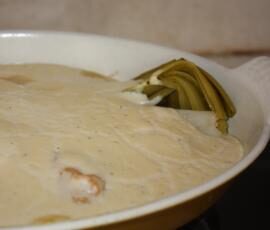 Gratin de poireaux à la béchamel au tofu soyeux {Recette vegan}