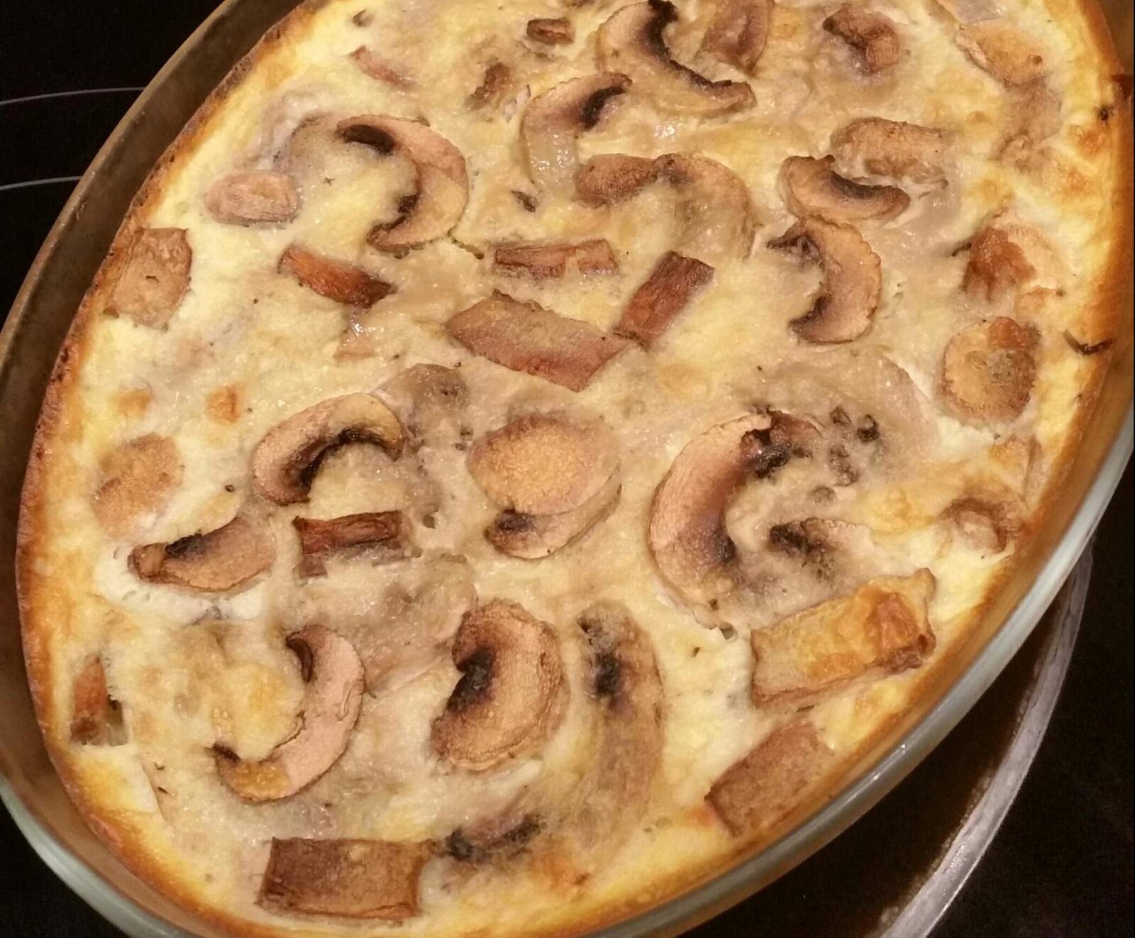 Gratin de poireaux au saumon frais