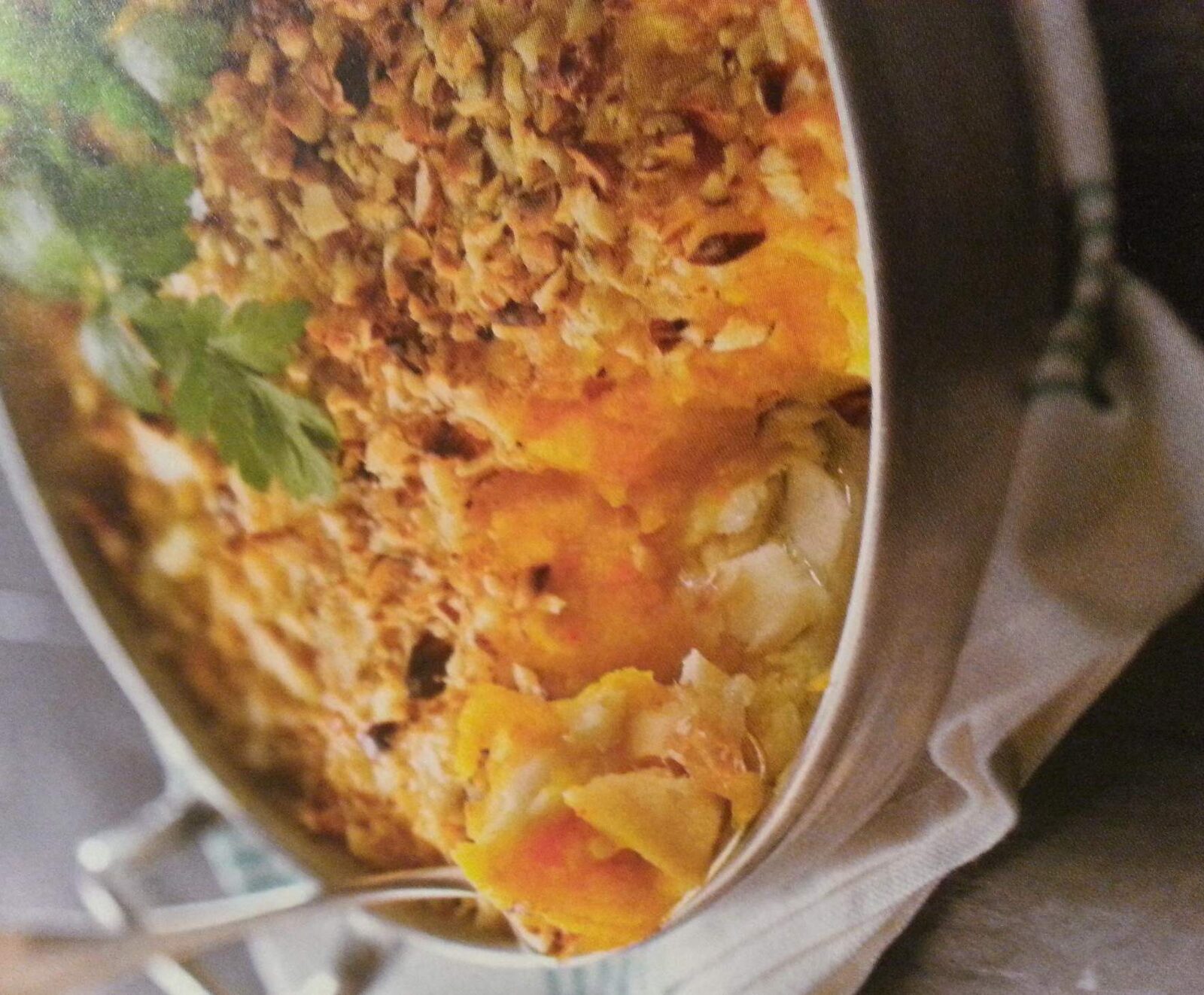 Gratin de poisson à la citrouille