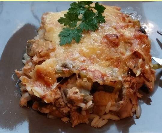 Gratin de ratatouille au thon