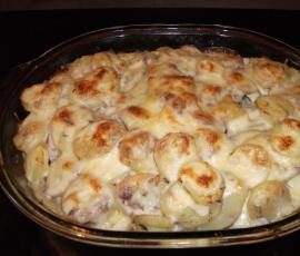 Gratin PDT- Saucisse de Morteau