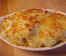 Gratin pommes de terre - chou fleur