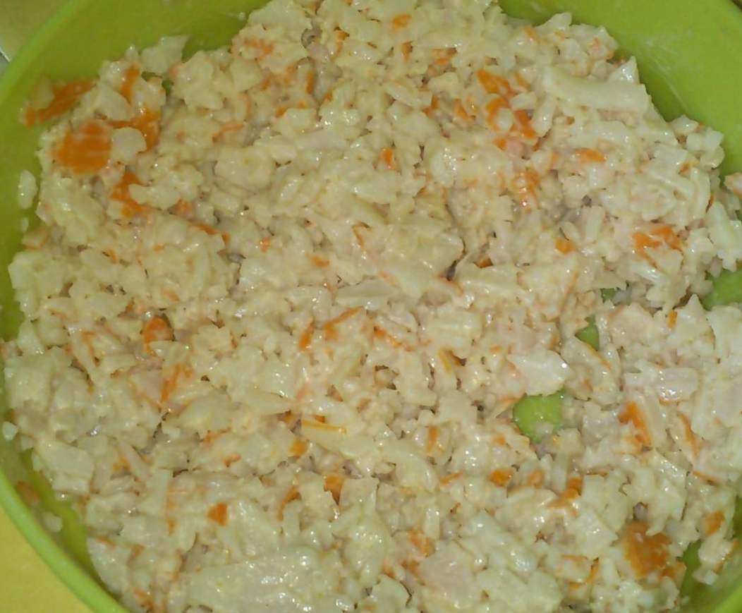 hachés de la mer sur endives ou crakers