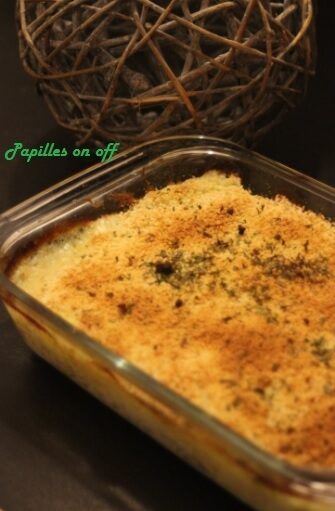 Hachis parmentier de poisson au chèvre frais