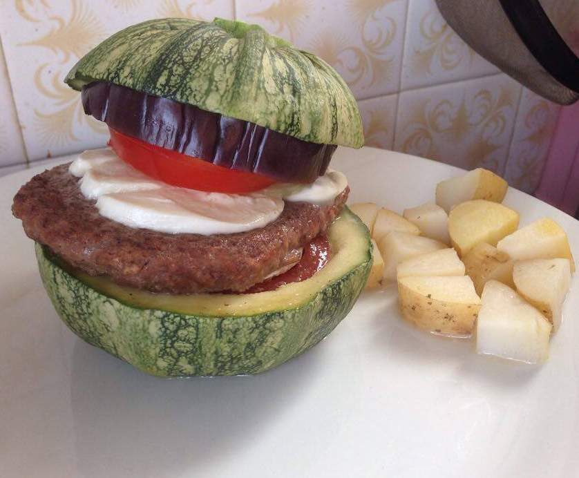 Hamburger à la courgette