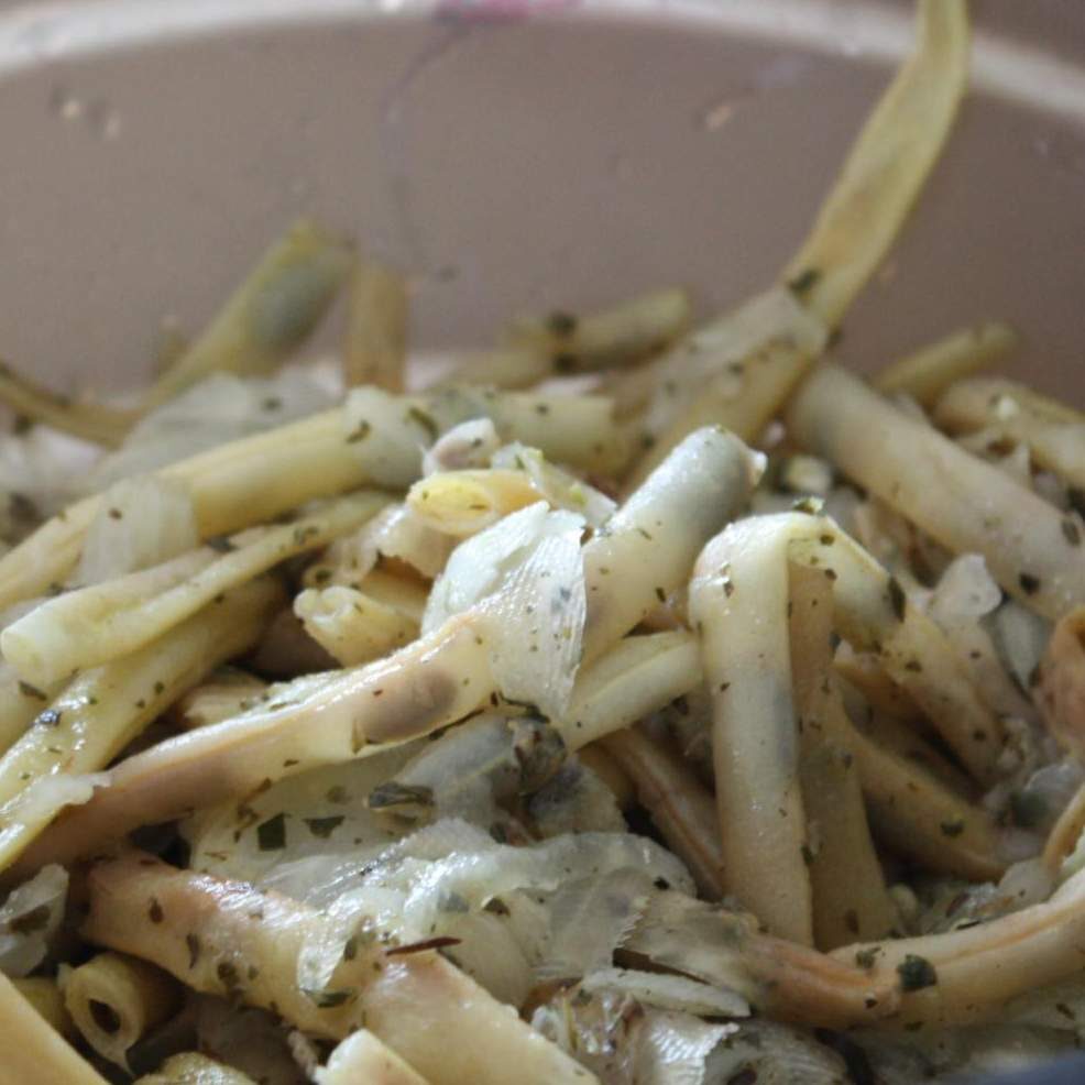 Haricots verts au romarin