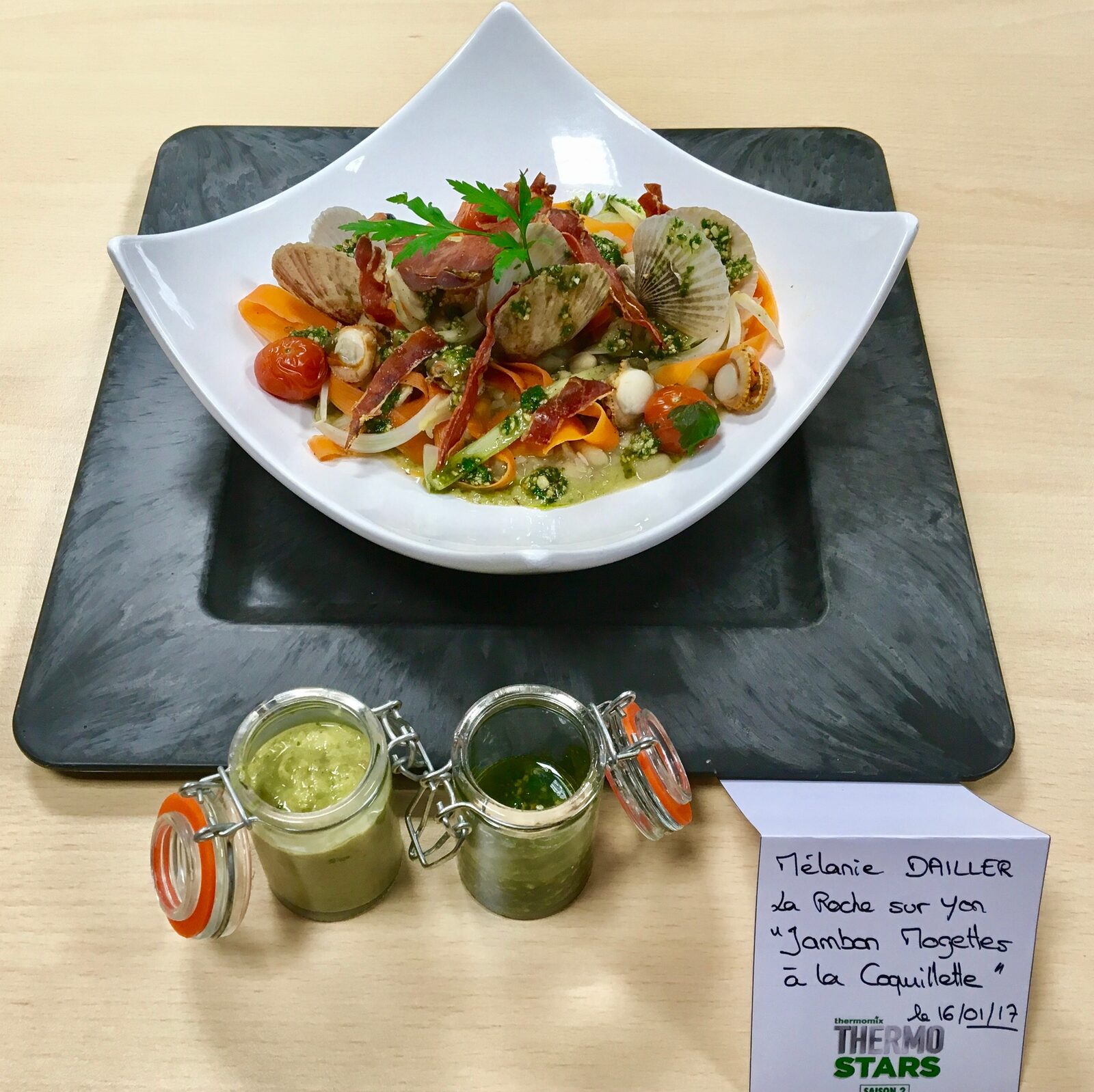 Jambon Mogettes à la Coquillettes