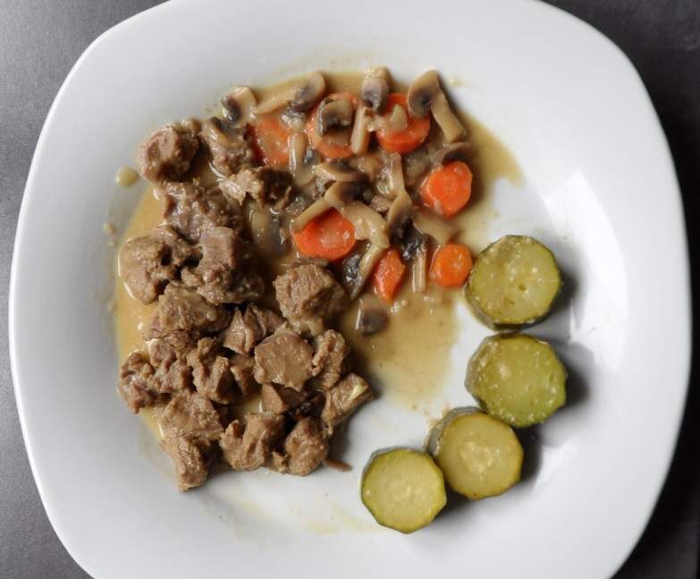 Joues de porc colombo