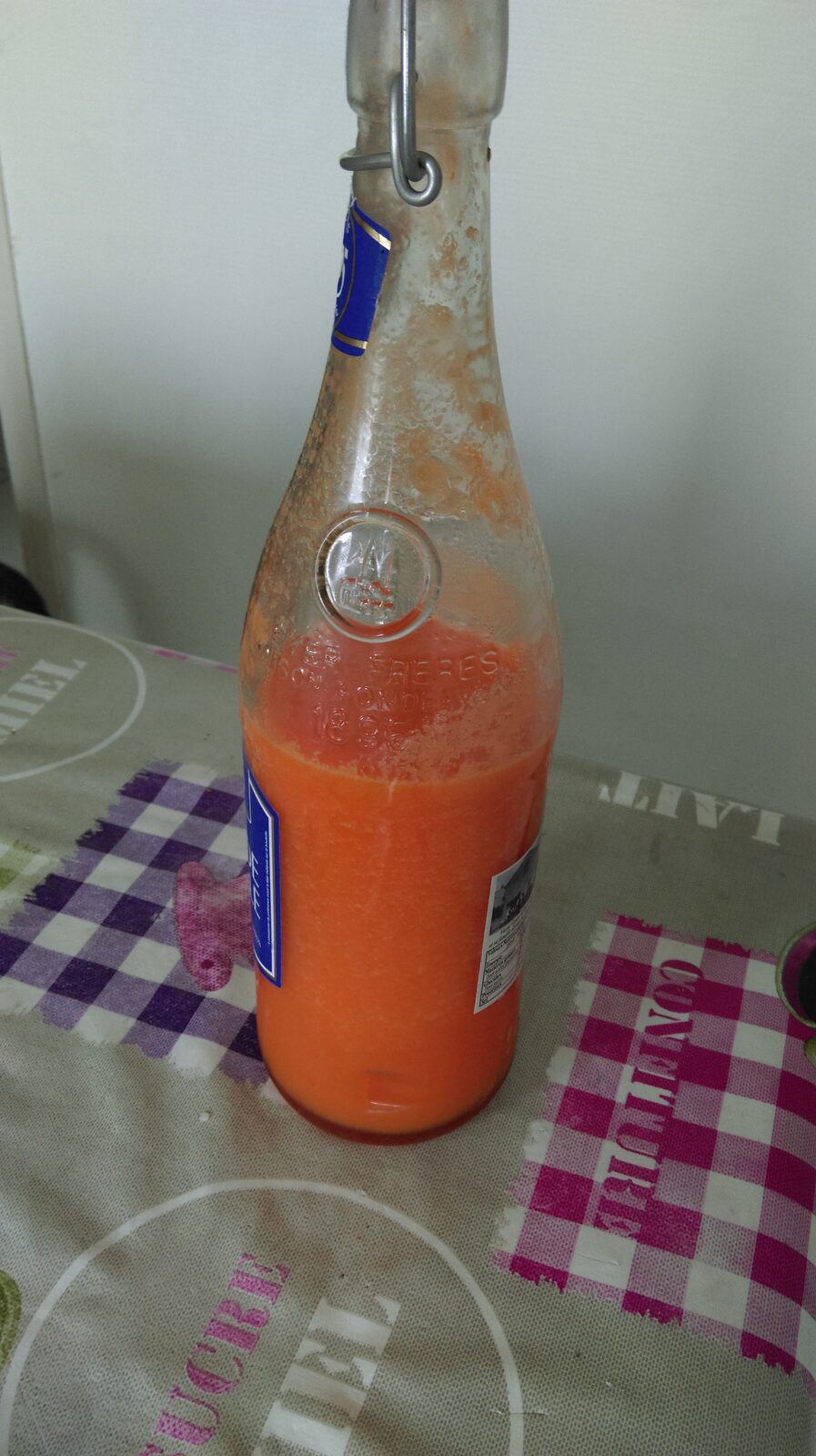 Jus de carottes, orange et citron