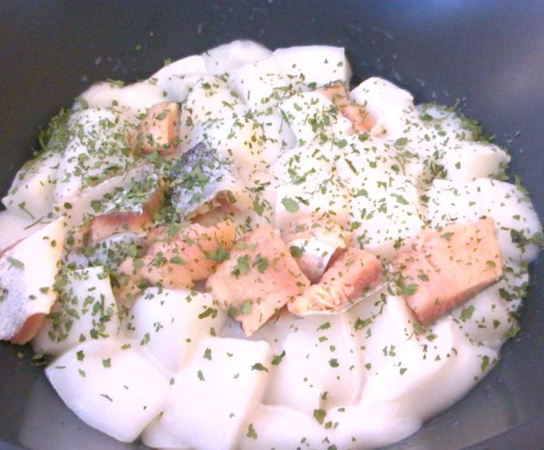 Lamelles d'encornets sauce tomate