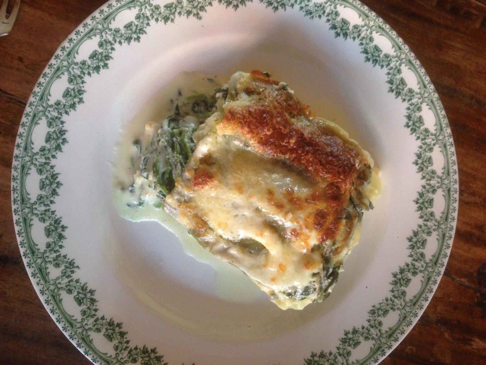 Lasagne épinards et ricotta